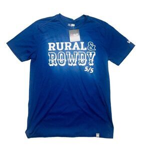 New Era X Sullivan Supply Rural & Rowdy T-Shirt‎ Navy Blue Men's Medium (M)